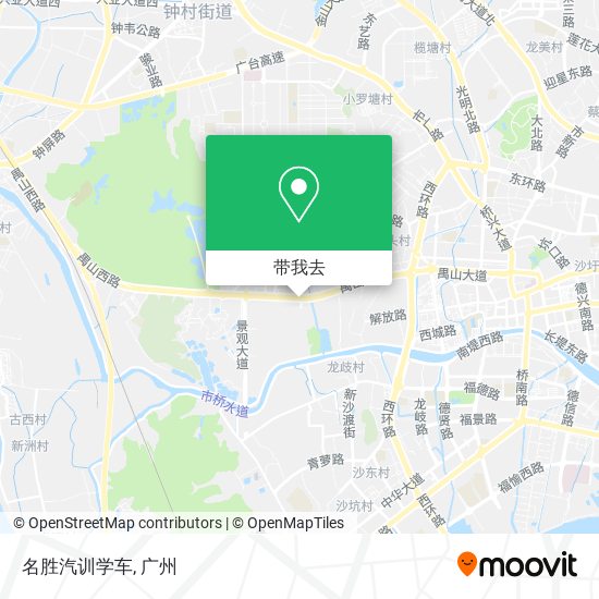 名胜汽训学车地图