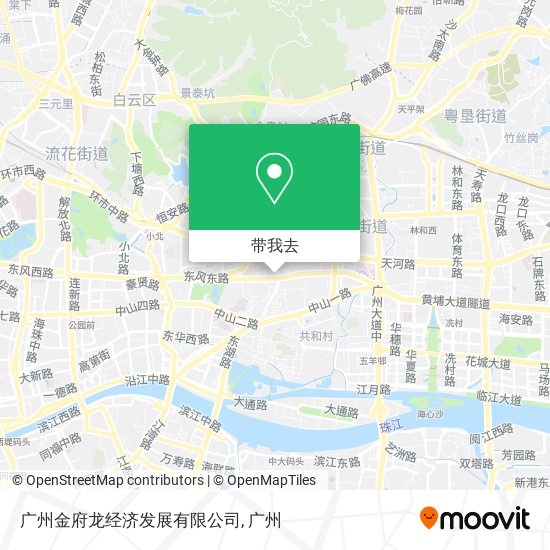 广州金府龙经济发展有限公司地图