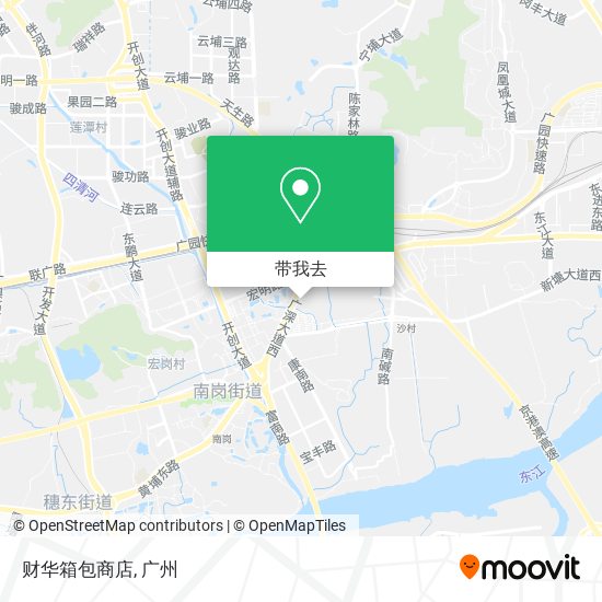 财华箱包商店地图