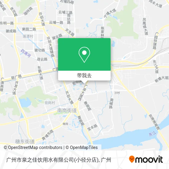 广州市泉之佳饮用水有限公司(小径分店)地图