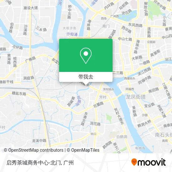 启秀茶城商务中心-北门地图