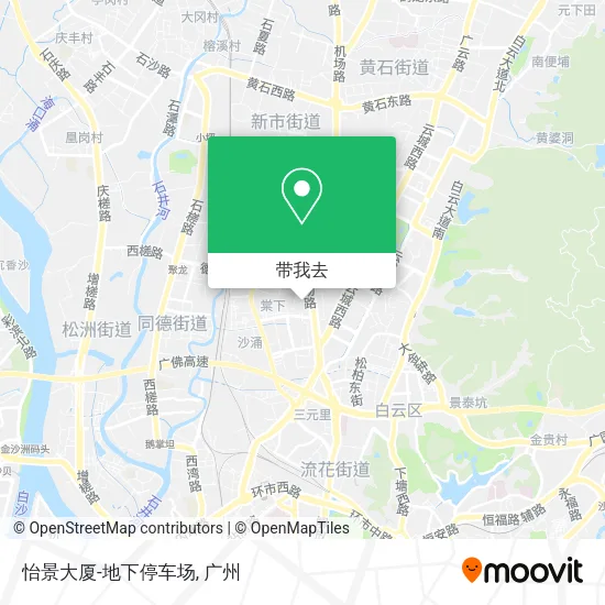 怡景大厦-地下停车场地图