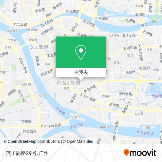 燕子岗路29号地图