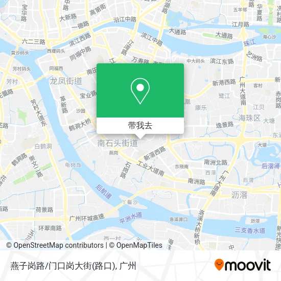 燕子岗路/门口岗大街(路口)地图