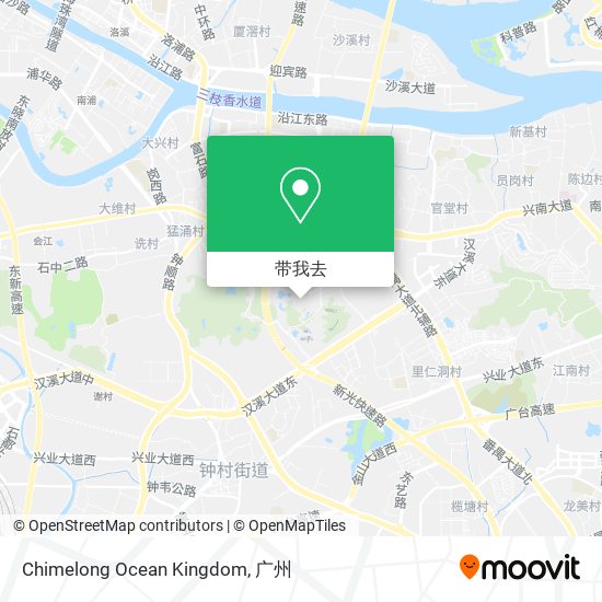 Chimelong Ocean Kingdom地图