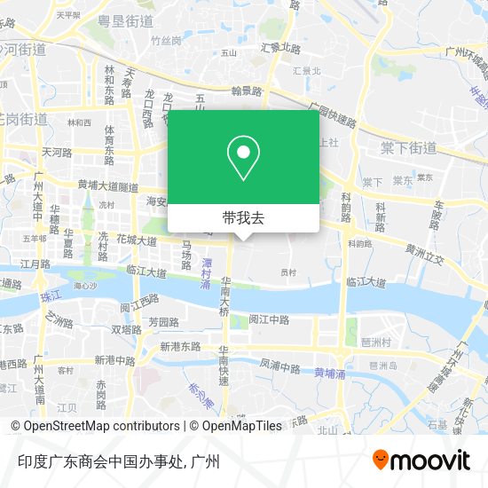 印度广东商会中国办事处地图