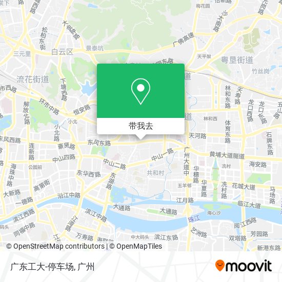 广东工大-停车场地图