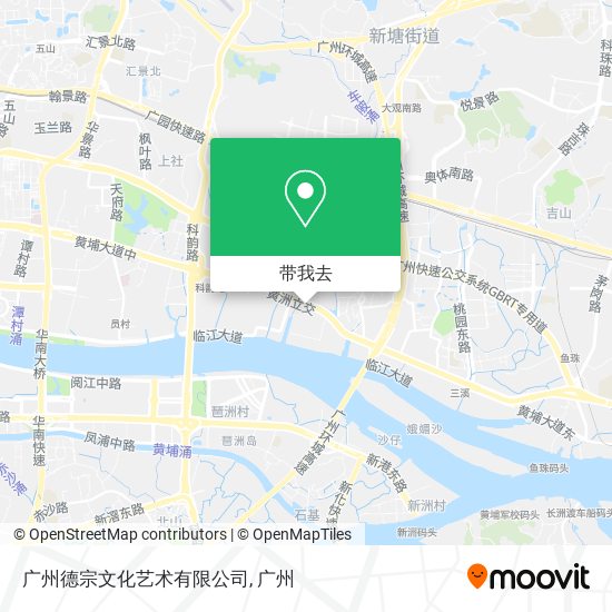 广州德宗文化艺术有限公司地图