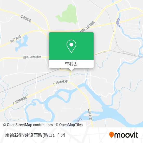 宗德新街/建设西路(路口)地图