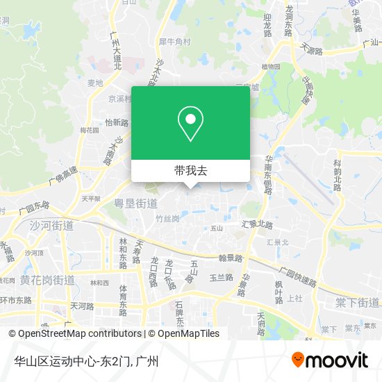 华山区运动中心-东2门地图