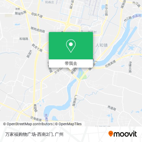 万家福购物广场-西南2门地图