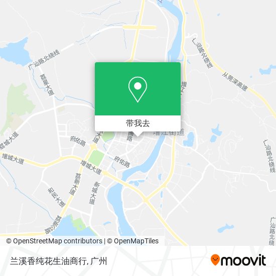 兰溪香纯花生油商行地图