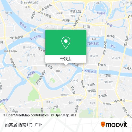 如英居-西南1门地图