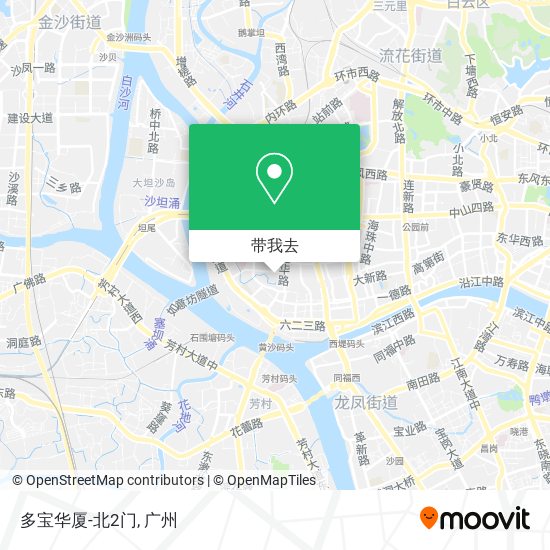 多宝华厦-北2门地图