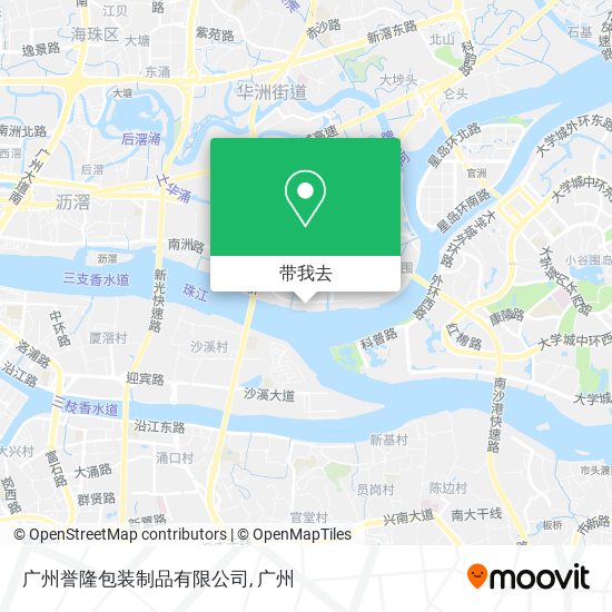 广州誉隆包装制品有限公司地图