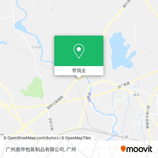 广州惠华包装制品有限公司地图