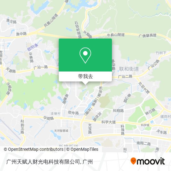 广州天赋人财光电科技有限公司地图