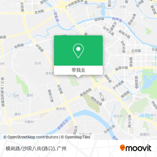 横岗路/沙田八街(路口)地图