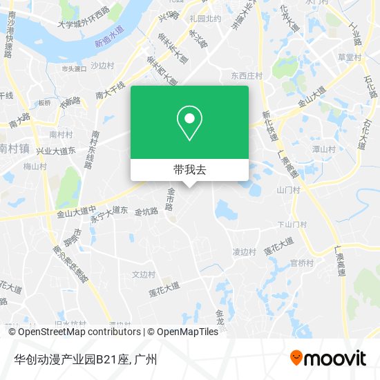 华创动漫产业园B21座地图