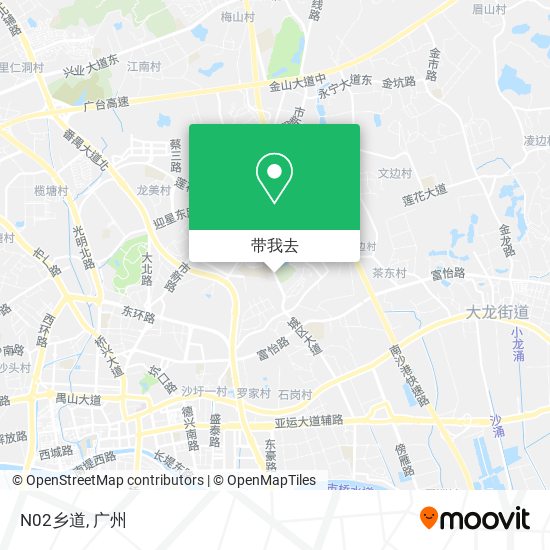 N02乡道地图