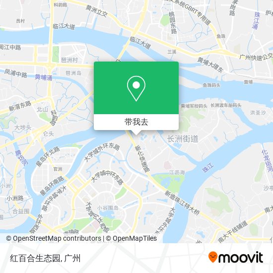 红百合生态园地图