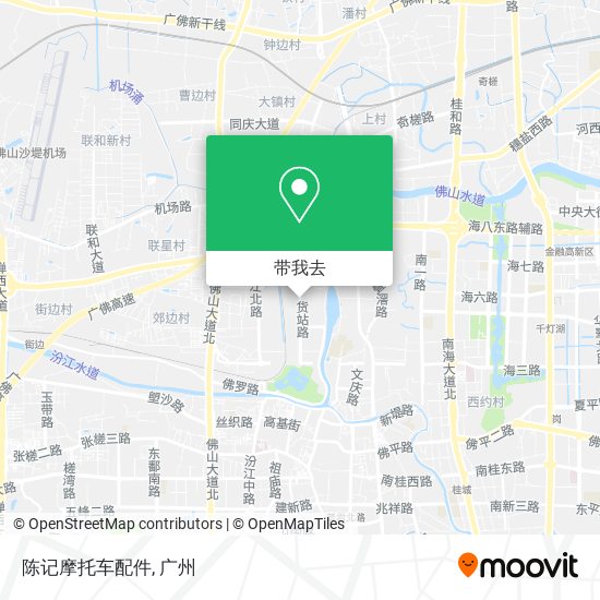 陈记摩托车配件地图