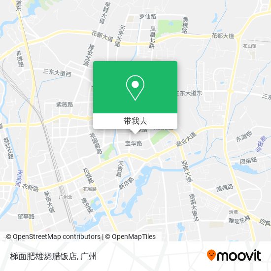 梯面肥雄烧腊饭店地图