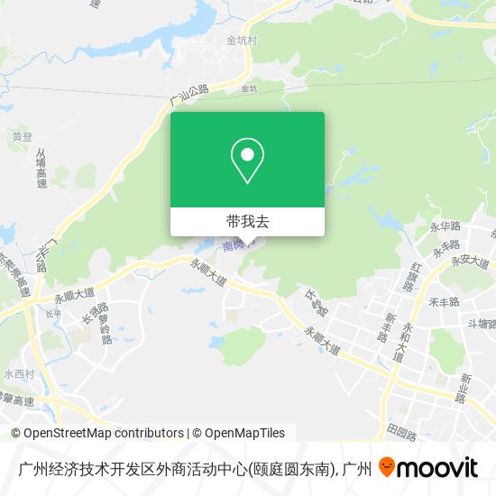 广州经济技术开发区外商活动中心(颐庭圆东南)地图