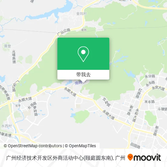 广州经济技术开发区外商活动中心(颐庭圆东南)地图