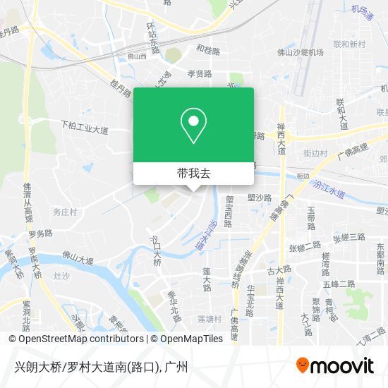 兴朗大桥/罗村大道南(路口)地图