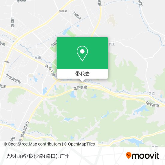光明西路/良沙路(路口)地图