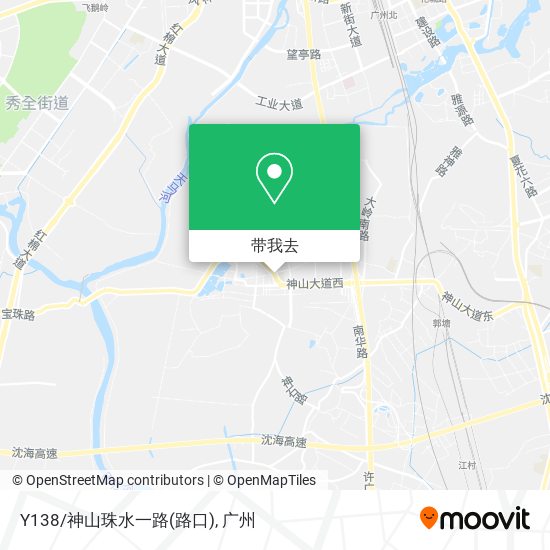 Y138/神山珠水一路(路口)地图