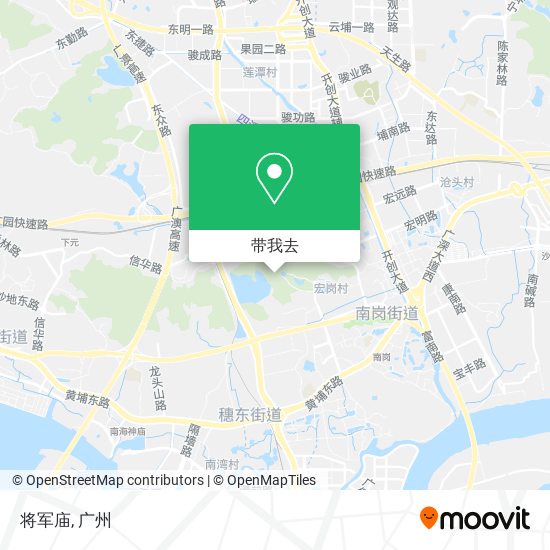 将军庙地图
