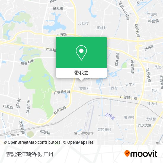 雲記湛江鸡酒楼地图