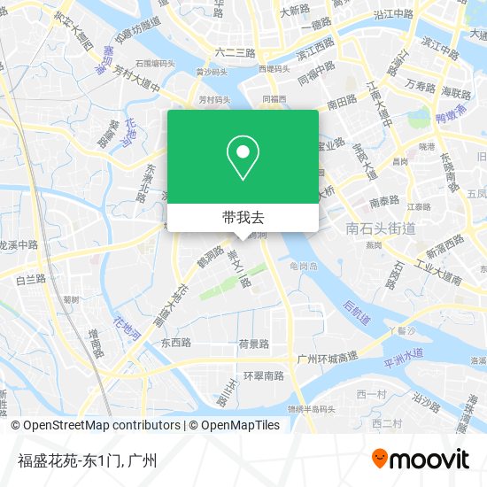 福盛花苑-东1门地图