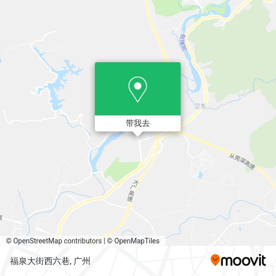 福泉大街西六巷地图