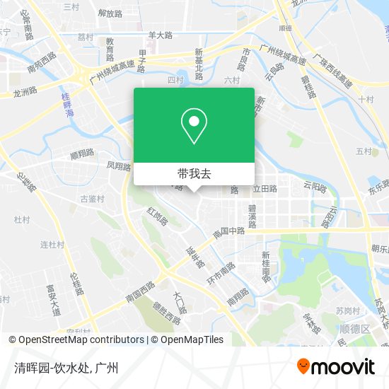 清晖园-饮水处地图
