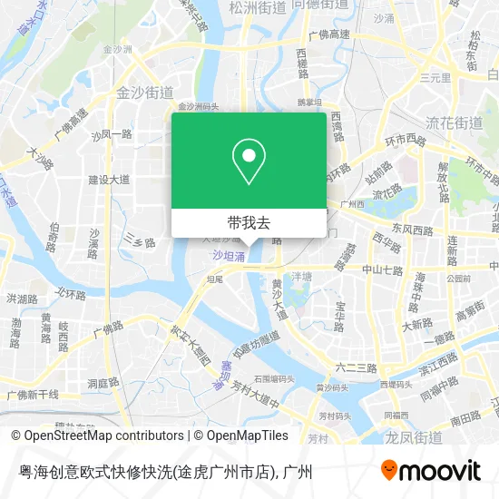 粤海创意欧式快修快洗(途虎广州市店)地图