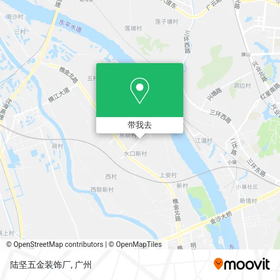 陆坚五金装饰厂地图