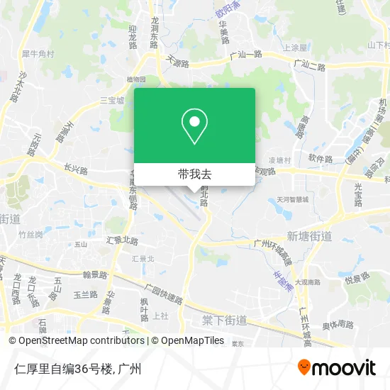 仁厚里自编36号楼地图