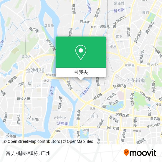 富力桃园-A8栋地图