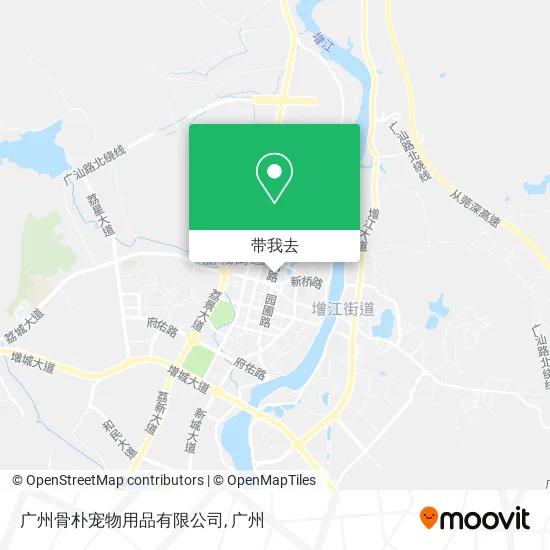 广州骨朴宠物用品有限公司地图