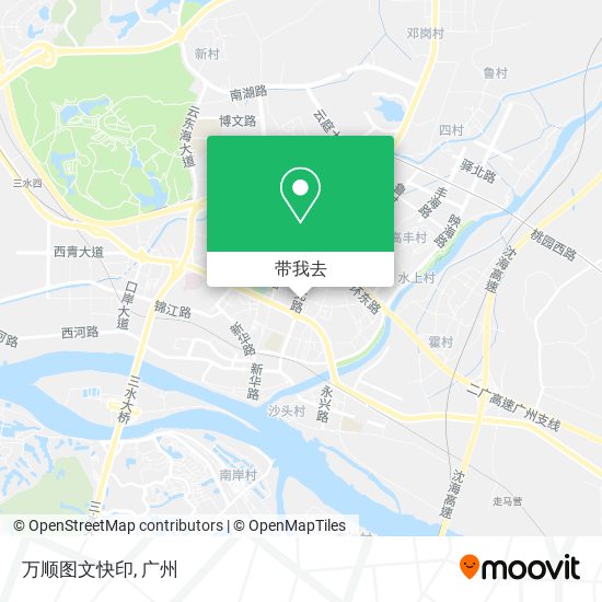 万顺图文快印地图