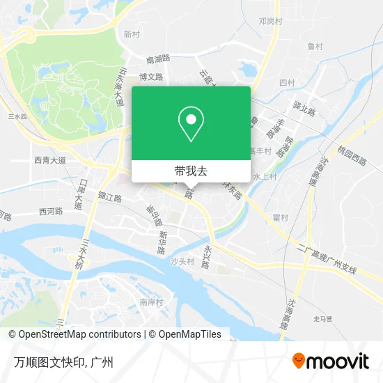 万顺图文快印地图
