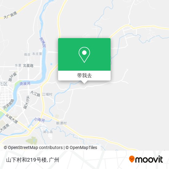 山下村和219号楼地图