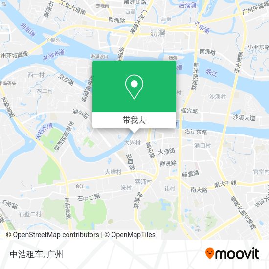 中浩租车地图