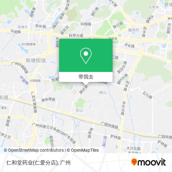 仁和堂药业(仁爱分店)地图