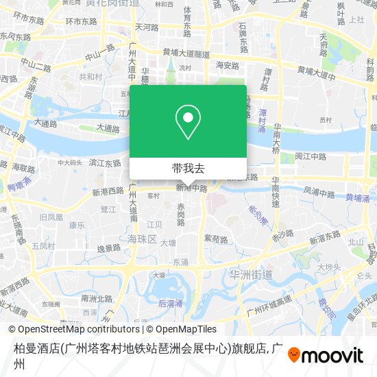柏曼酒店(广州塔客村地铁站琶洲会展中心)旗舰店地图