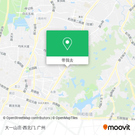 大一山庄-西北门地图