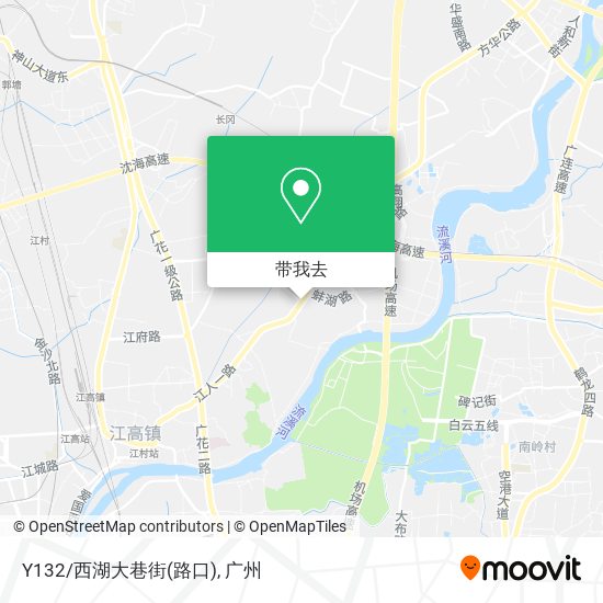Y132/西湖大巷街(路口)地图